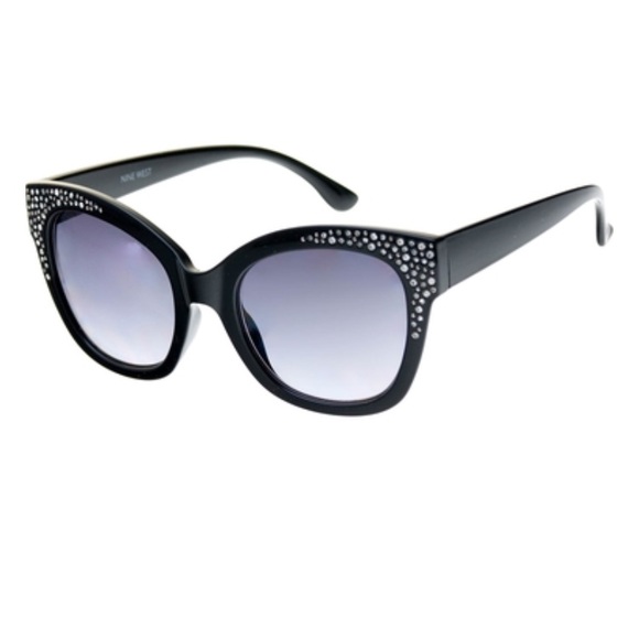 Nine West Accessories - NWT Nine West Women’s Black Cateye Tinted Lens Sunglasses
